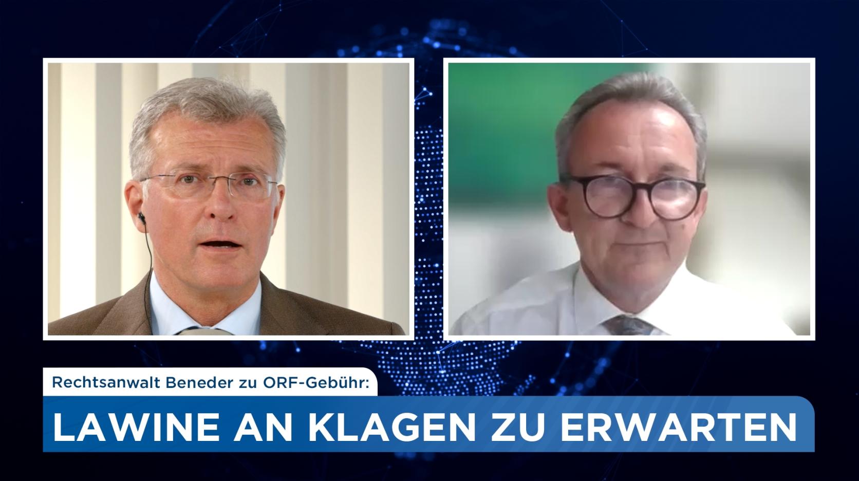 Rechtsanwalt Beneder zu ORF-Gebühr: Lawine an Klagen zu erwarten