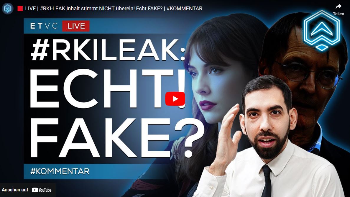 #RKI-LEAK Inhalt stimmt NICHT überein! Echt FAKE? | #KOMMENTAR