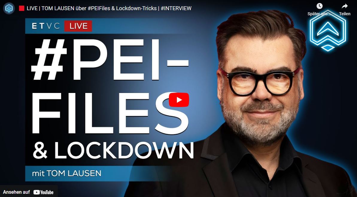 TOM LAUSEN über #PEIFiles & Lockdown-Tricks | #INTERVIEW