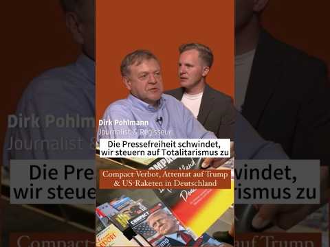 Die Pressefreiheit schwindet, wir steuern auf Totalitarismus zu