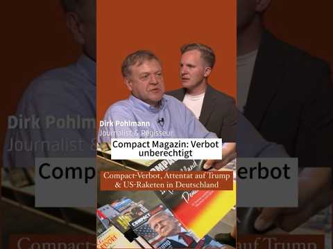 Compact Magazin: Verbot unberechtigt