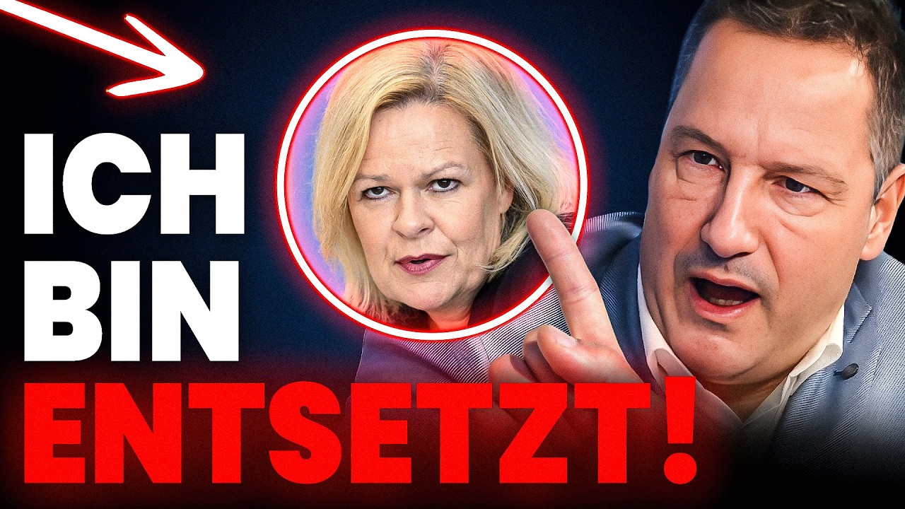 Nancy Faeser lässt die Bombe platzen! (Thorsten Schulte empört)