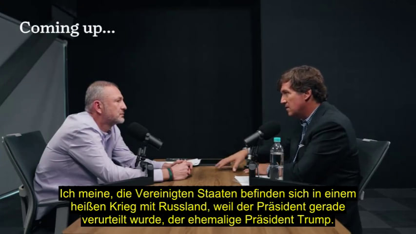 Tucker Carlson Show: Andrey Melinchenko (einer der reichsten Männer Russlands) über einen Atomkrieg und warum Biden ihn vernichten will