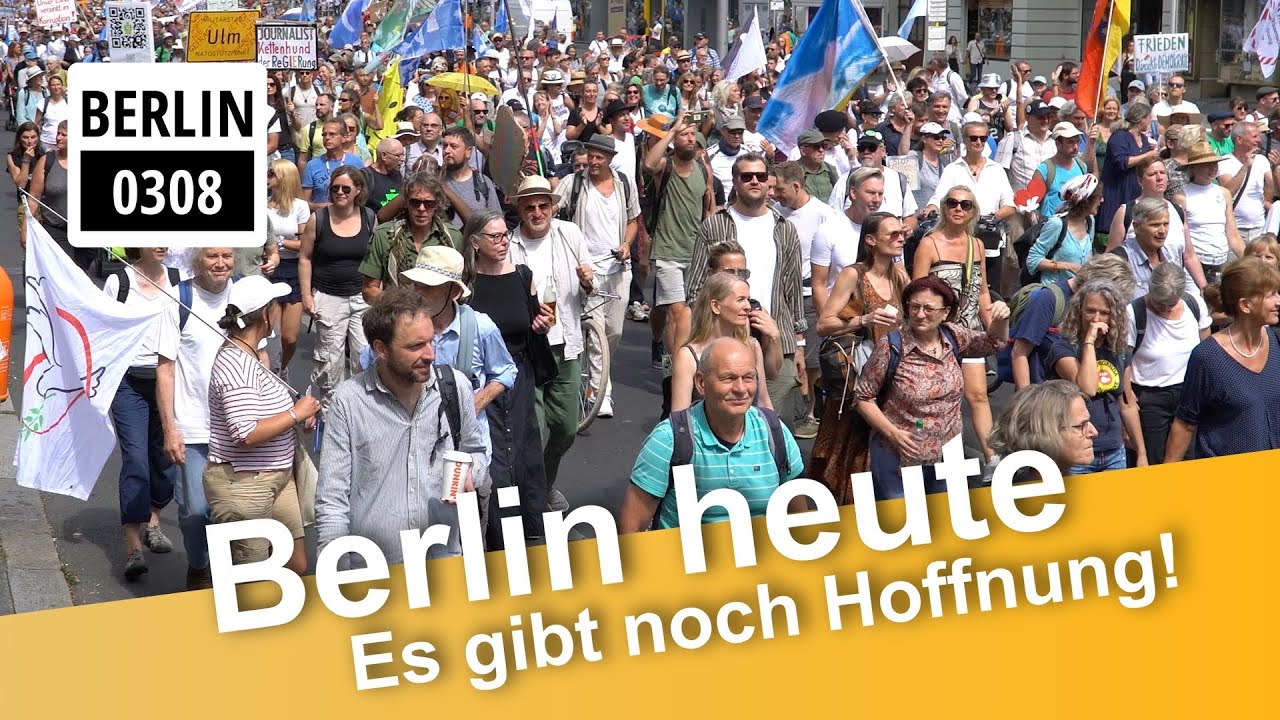 Demo Berlin – Ein lebendiges Symbol der Hoffnung und des Neuanfangs geht hinaus in alle Welt