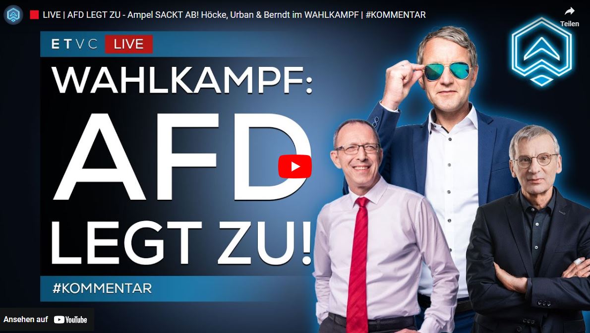 AFD LEGT ZU – Ampel SACKT AB! Höcke, Urban & Berndt im WAHLKAMPF | #KOMMENTAR