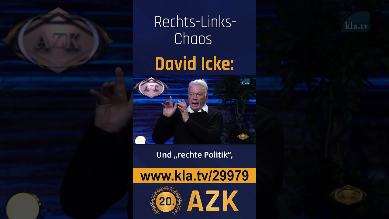 David Icke: Gezieltes Rechts-Links-Chaos?!