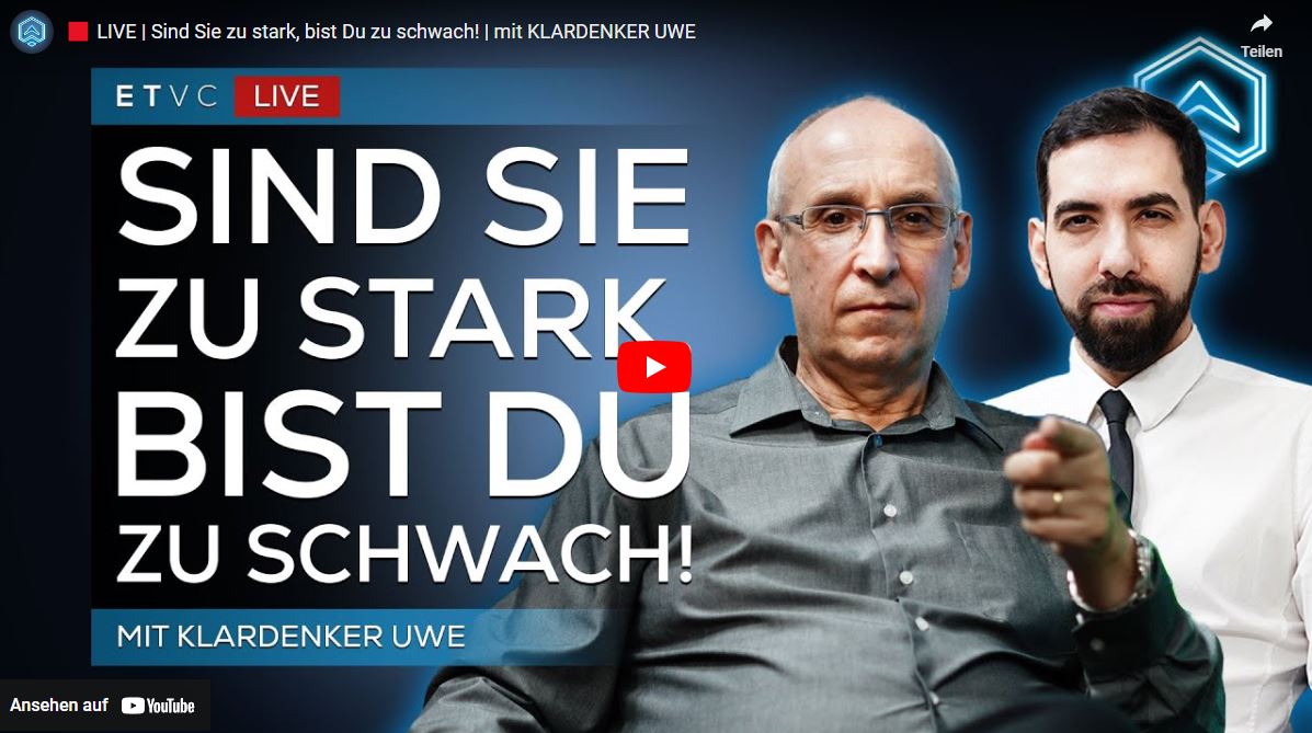 Sind Sie zu stark, bist Du zu schwach! | mit KLARDENKER UWE