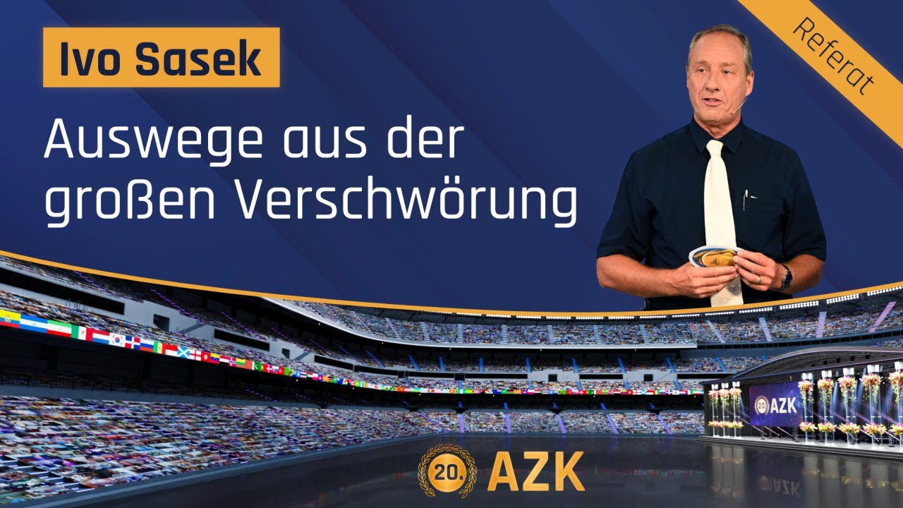 ✨ IVO SASEK an der 20. AZK: „Auswege aus der großen Verschwörung“