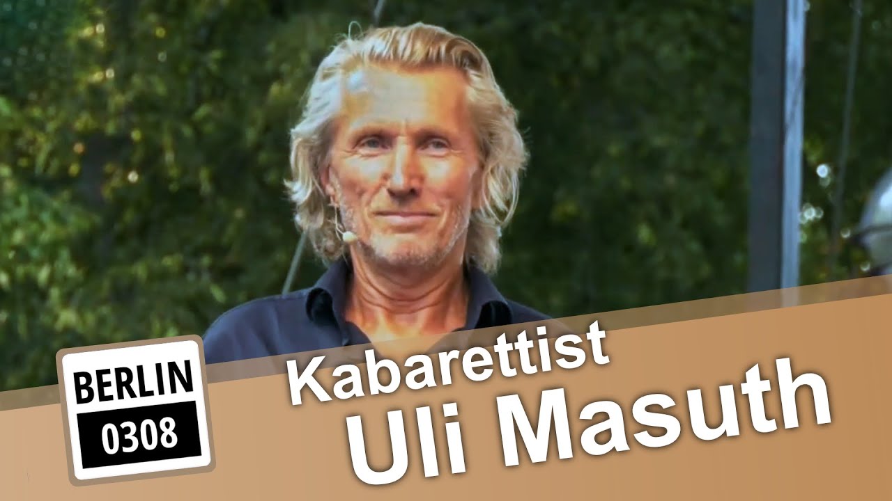 Kabarettist Uli Masuth Demo Berlin: Den Krieg einfach weglassen