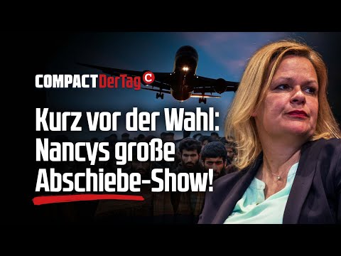 Kurz vor der Wahl: Nancys große Abschiebe-Show!💥