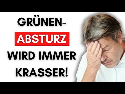 Minus 33% – Grüne auf 6-Jahres-Tief! Ein Beispielloser Abstieg!