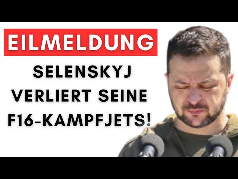 Piloten-Fehler! Einer von sechs F16-Kampfjet der Ukraine abgestürzt