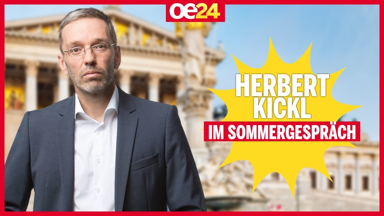 Das oe24.TV-Sommergespräch mit Herbert Kickl