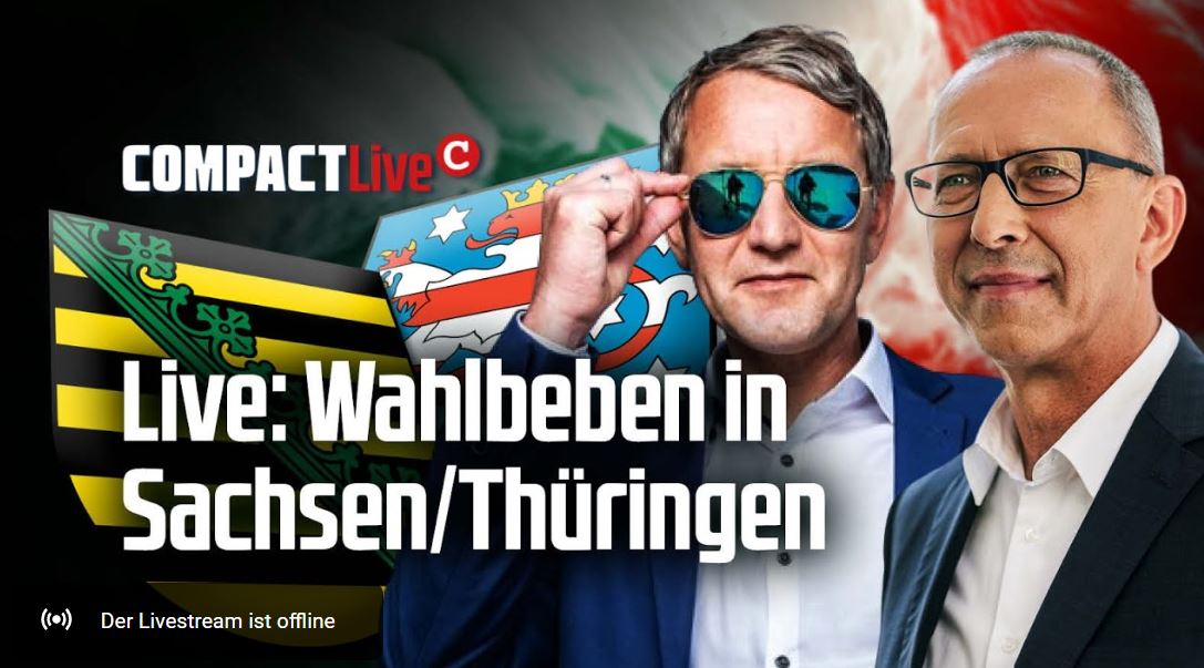 LIVE: Das große Wahlbeben in Sachsen und Thüringen