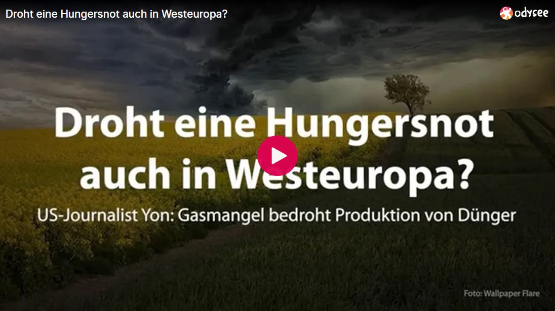 Droht eine Hungersnot auch in Westeuropa?