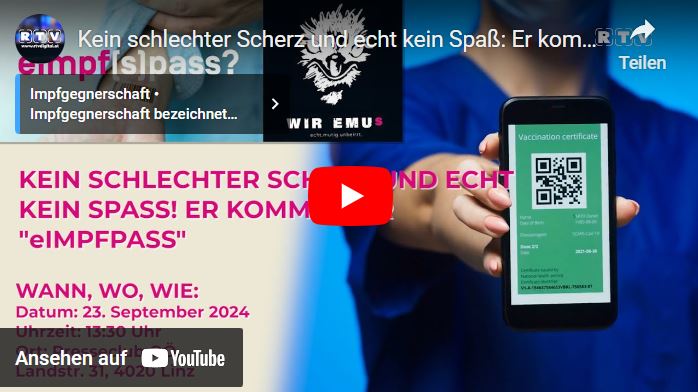 Kein schlechter Scherz und echt kein Spaß: Er kommt, der e-Impfpass!