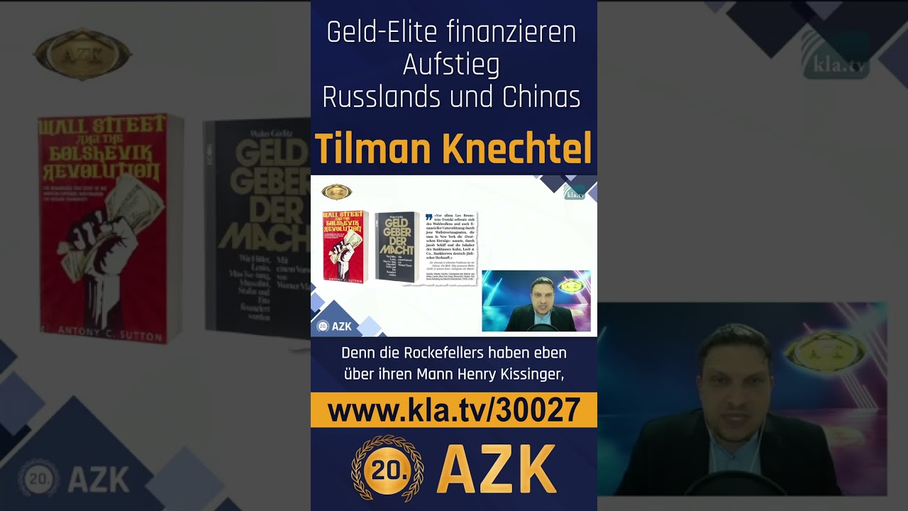 💰 Geldelite finanzieren Aufstieg Russlands & Chinas