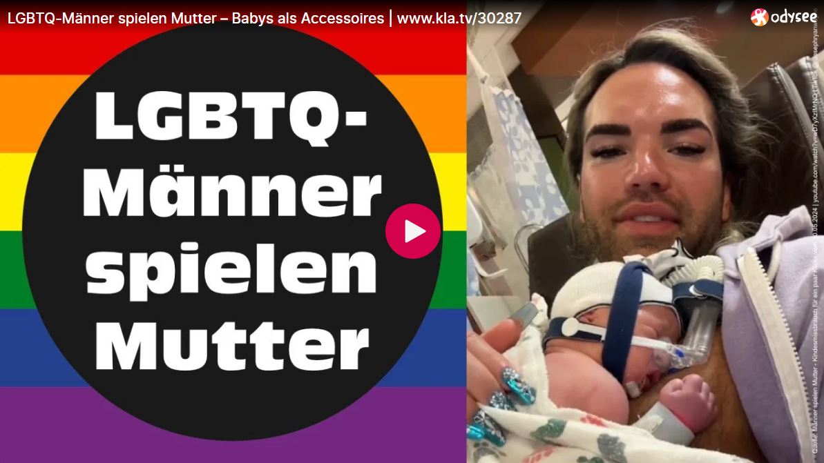 LGBTQ-Männer spielen Mutter – Babys als Accessoires