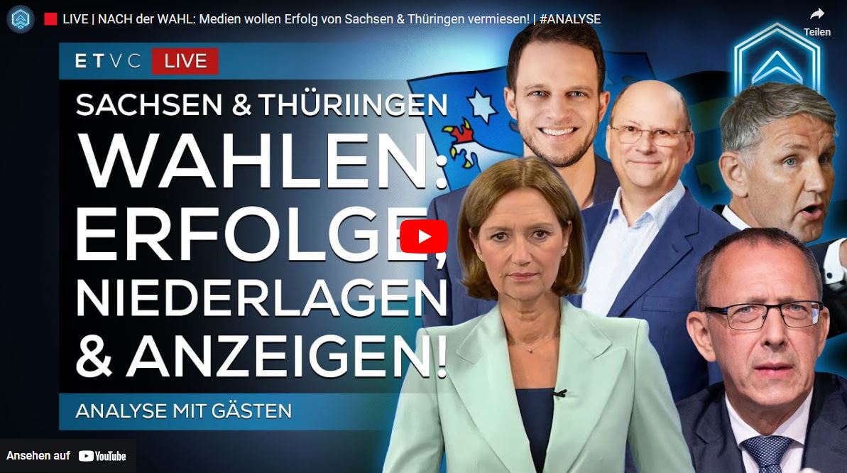 NACH der WAHL: Medien wollen Erfolg von Sachsen & Thüringen vermiesen! | #ANALYSE