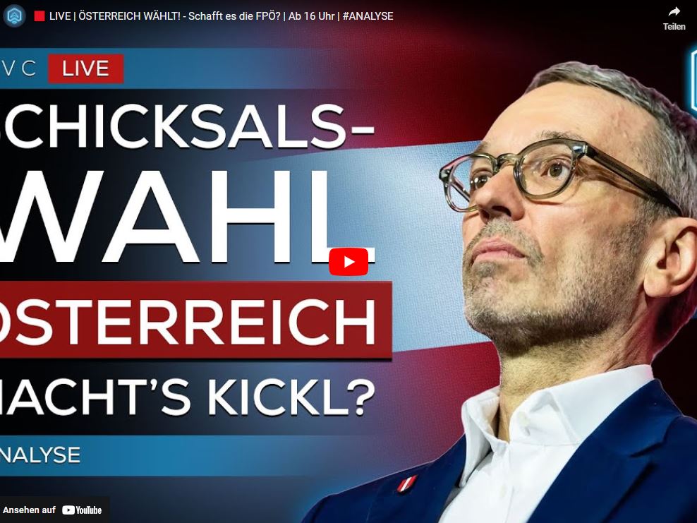 LIVE | ÖSTERREICH WÄHLT! – Schafft es die FPÖ? | Ab 16 Uhr | #ANALYSE