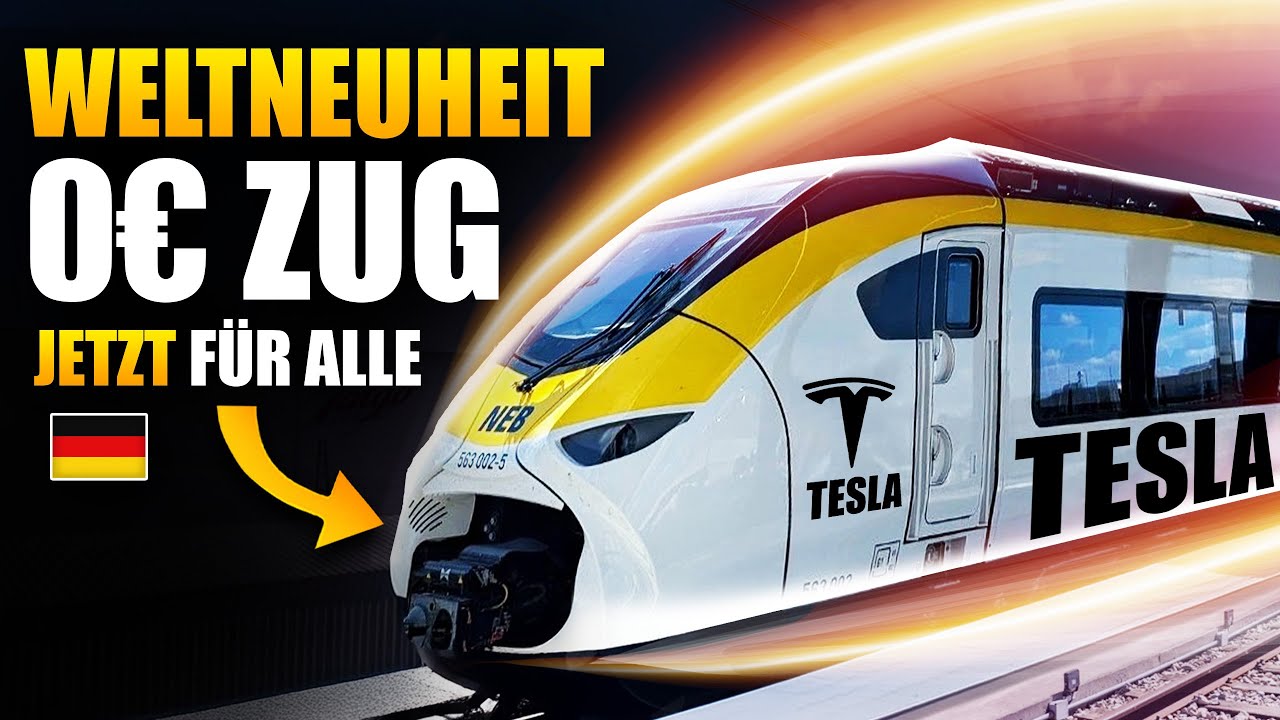 Tesla-Zug 2024: Gratis Nahverkehr jetzt in Deutschland