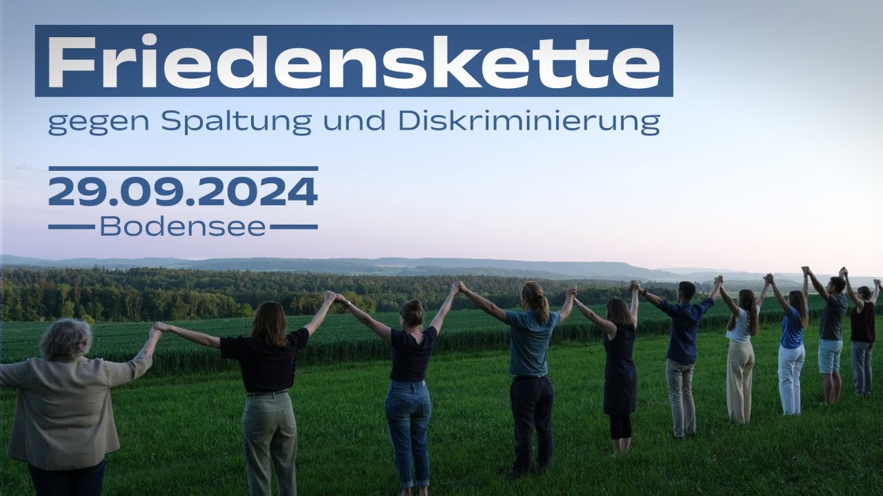 Friedenskette gegen Spaltung und Diskriminierung – 29.09.2024 Bodensee