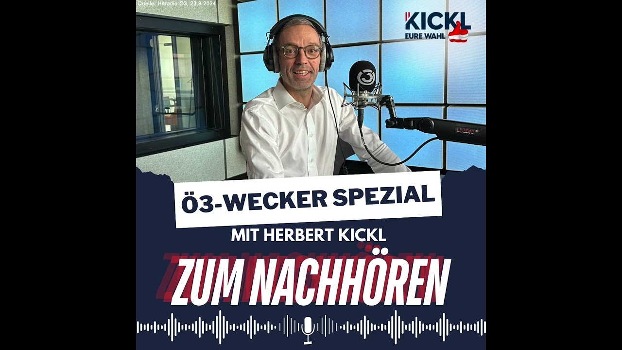 Herbert Kickl im “Ö3-Wecker Spezial”