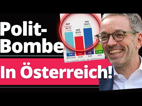 Paukenschlag in Österreich! FPÖ siegt haushoch!