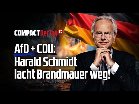 AfD + CDU: Harald Schmidt lacht Brandmauer weg!💥