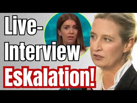 Alice Weidel PLATZT DER KRAGEN & sie BEENDET INTERVIEW!