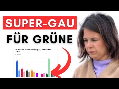 U16-Wahl in Brandenburg: Grüne verlieren 85%!!!  AfD +141%!