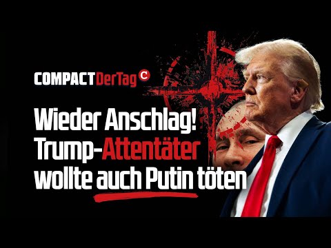 Wieder Anschlag! Trump-Attentäter wollte auch Putin töten💥