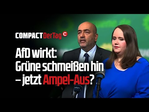 AfD wirkt: Grüne schmeißen hin – jetzt Ampel-Aus?💥