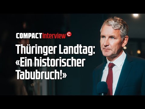 Thüringer Landtag: «Ein historischer Tabubruch!»