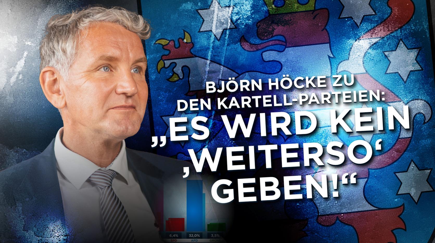 Björn Höcke zu Wahlsieg: „Es wird kein ‘Weiter so’ für die Kartell-Parteien geben“