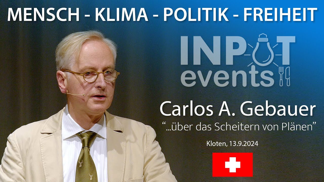 „Wenn die Politik an schönen Augen scheitert“ Carlos A. Gebauer beim Dinner mit Input