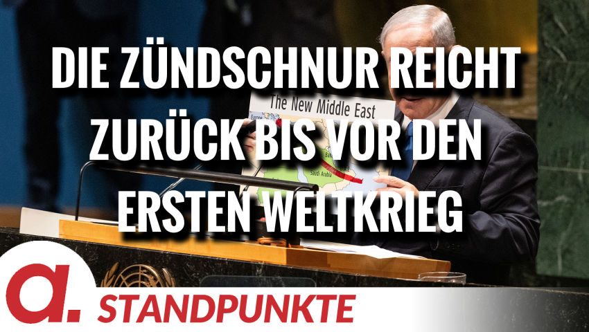 Die Zündschnur reicht zurück bis vor den Ersten Weltkrieg | Von Wolfgang Effenberger