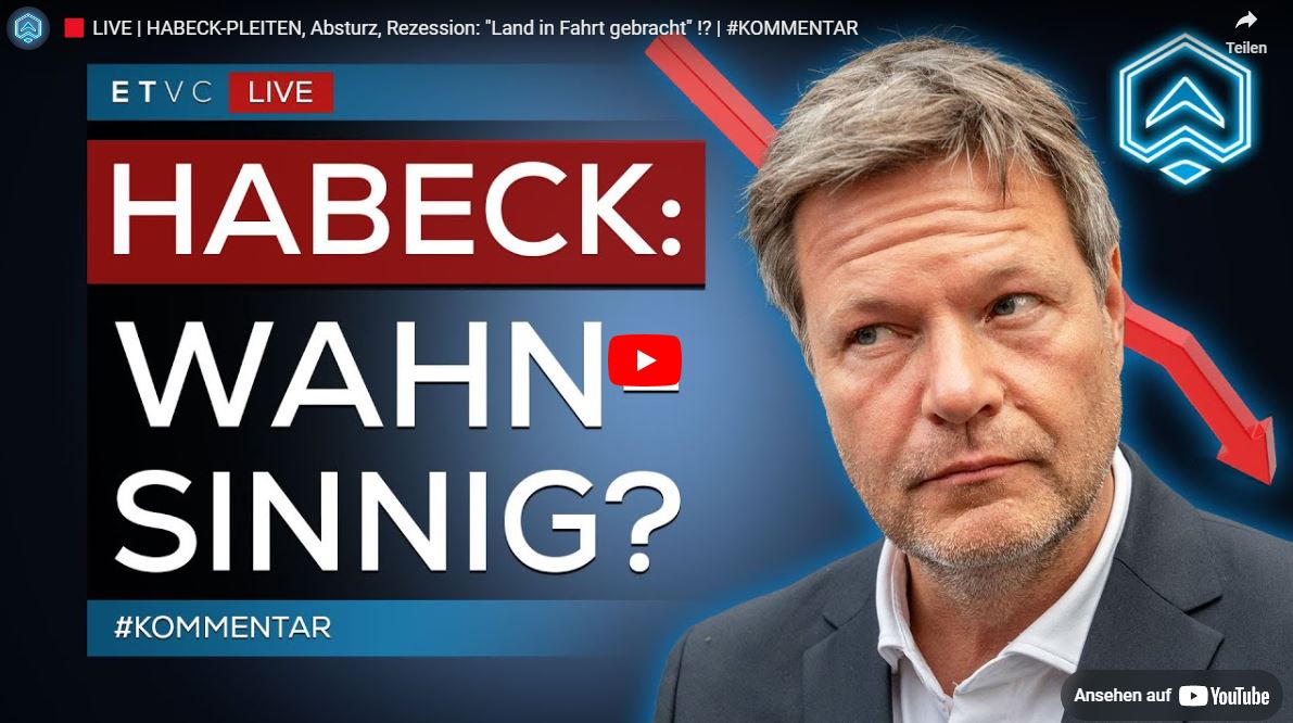 HABECK-PLEITEN, Absturz, Rezession: „Land in Fahrt gebracht“ !? | #KOMMENTAR