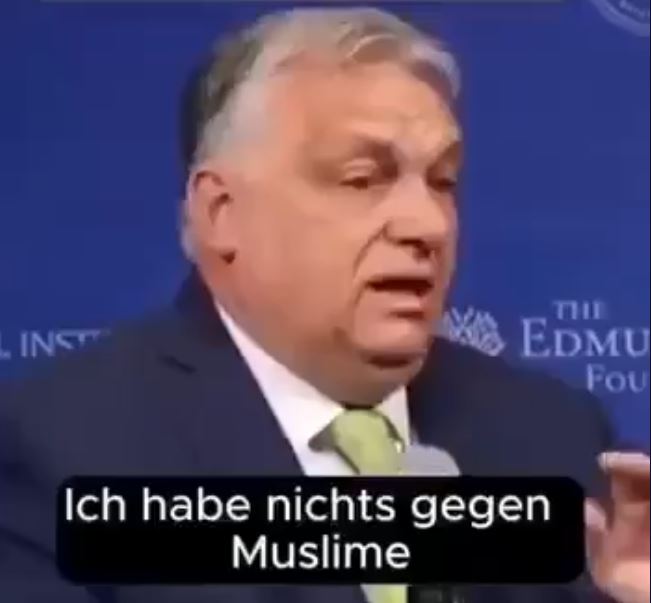 Orbán: Ich habe nichts gegen Muslime