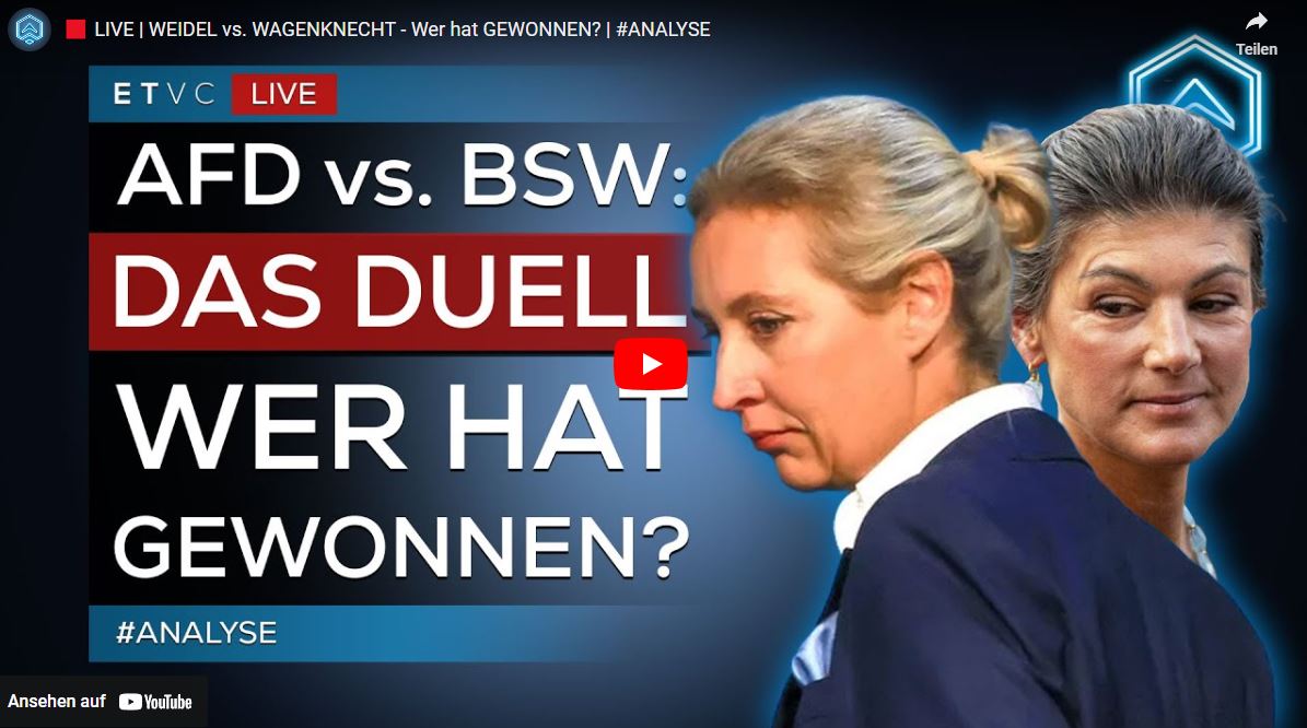 WEIDEL vs. WAGENKNECHT – Wer hat GEWONNEN? | #ANALYSE