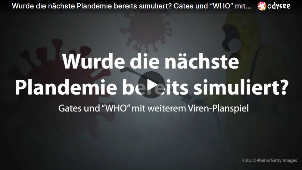 Wurde die nächste Plandemie bereits simuliert? Gates und “WHO” mit weiterem Viren-Planspiel