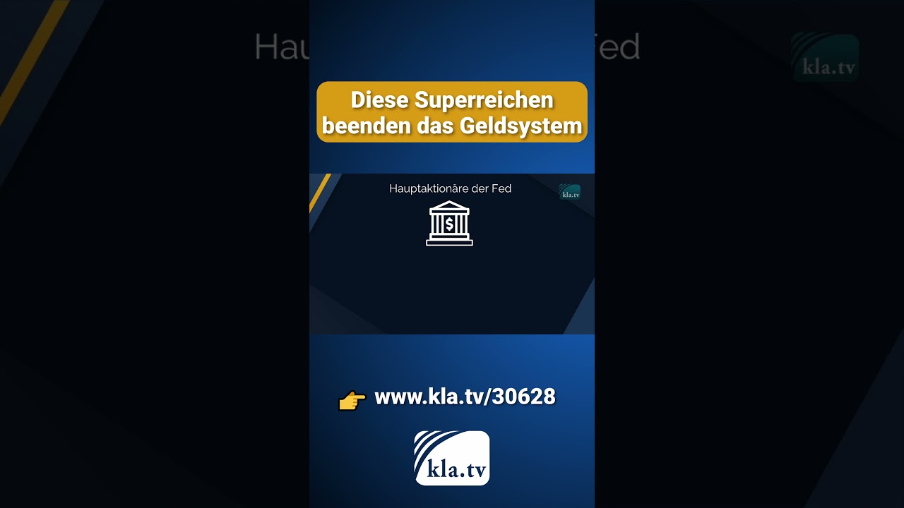 Die Superreichen 🤑 beenden das Geldsystem💸