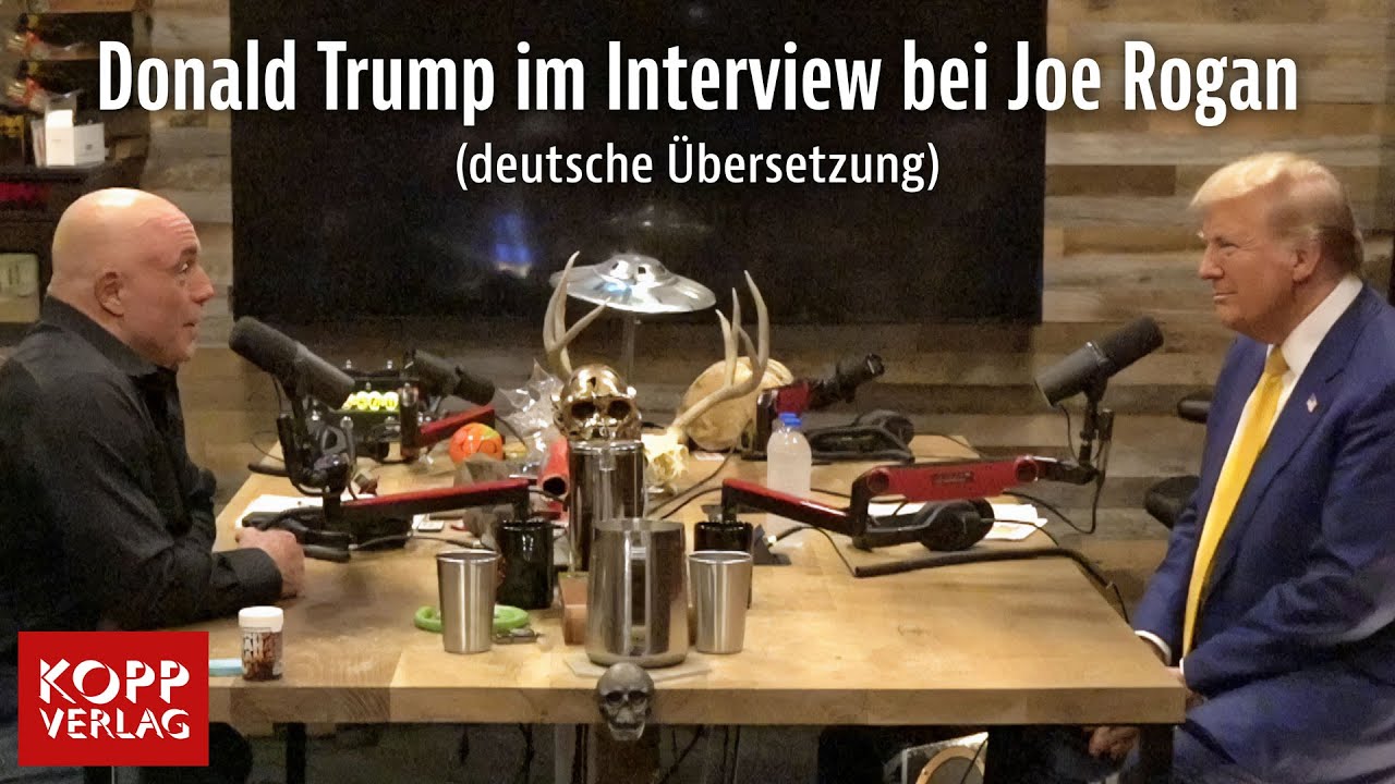 Donald Trump im Interview bei Joe Rogan am 26.10.2024 (deutsche Übersetzung)