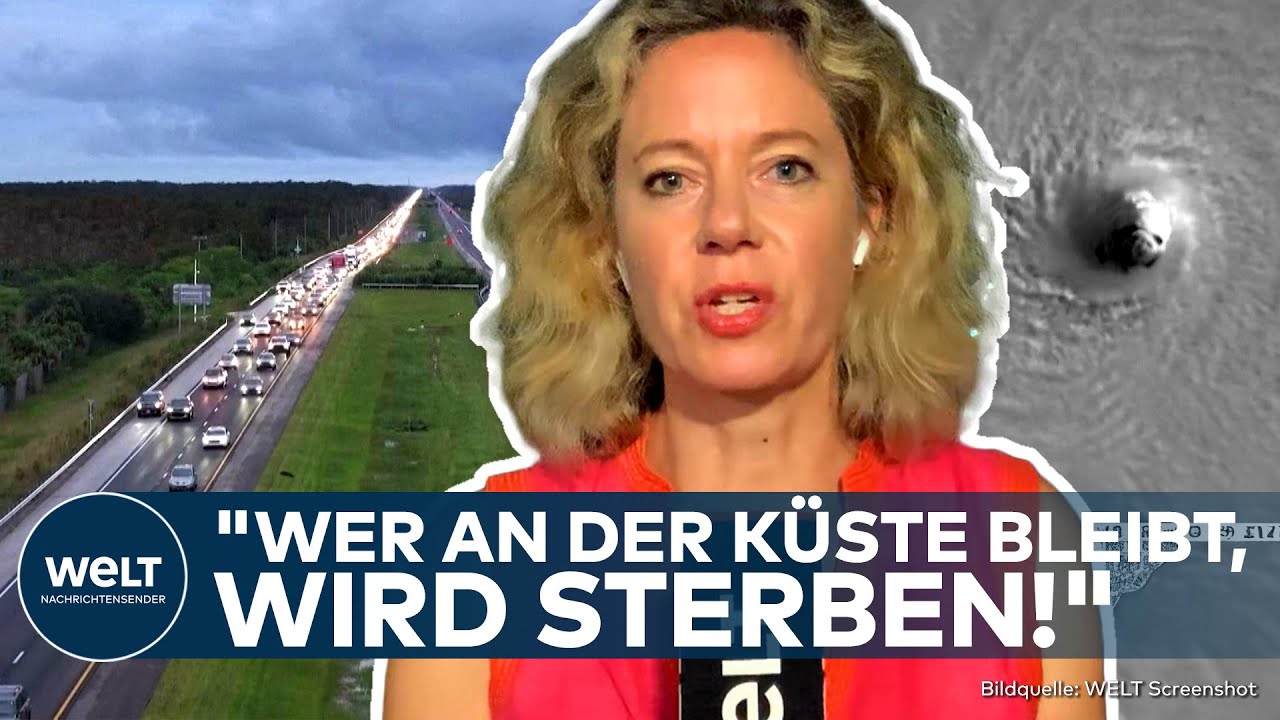 FLORIDA: Hurrikan ‚Milton‘ treibt Millionen in die Flucht! „Es kommen immer dramatischere Appelle!“