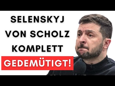 Selenskyj ist auf Bettel-Tour & bekommt volle Klatsche von Scholz!