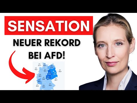 AfD Mitgliederzahl wächst um 70%! CDU stürzt komplett ab!