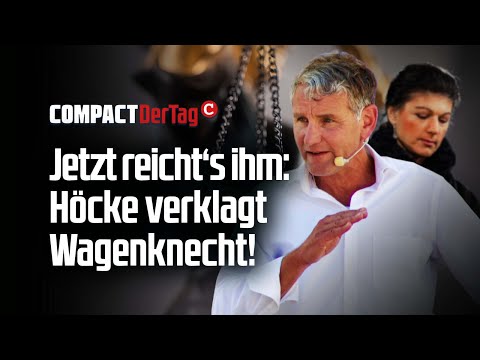 Jetzt reicht‘s ihm: Höcke verklagt Wagenknecht!💥