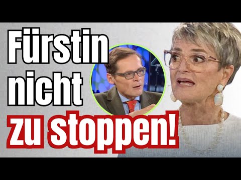 Herrlich! Gloria von Thurn und Taxis & Roger Köppel mischen Talkrunde auf!