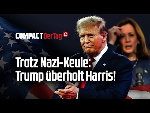 Trotz Nazi-Keule: Trump überholt Harris!💥