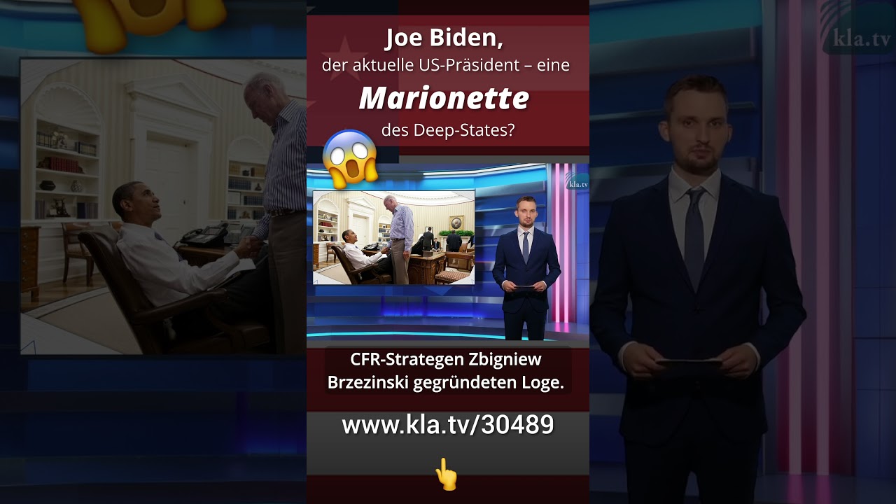 Joe Biden, der aktuelle US-Präsident – eine Marionette des Deep-States?